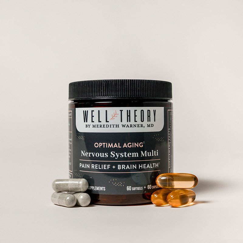 The Well Theory Nervous System Multi supplement with capsules and softgels for daily nerve support