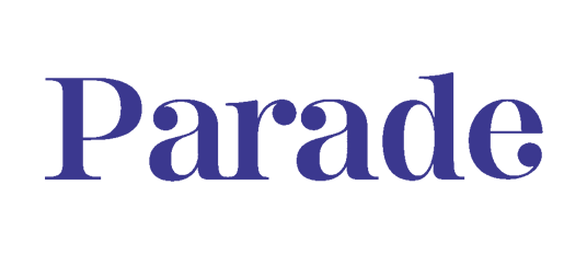 The word "Parade" in bold, dark blue serif font on a white background, conveying trust and reliability.
